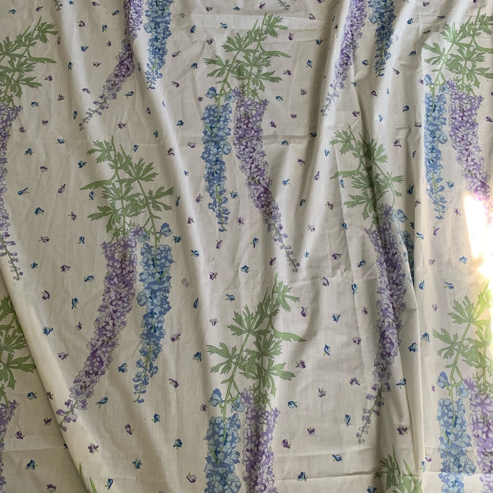 Floral Bedding Set in Purple and Green